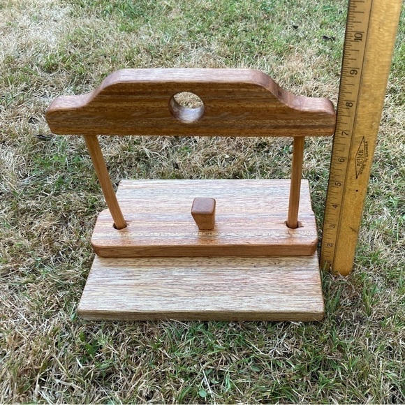 HANDMADE Wooden Napkin Holder Solid Wood Made in Ladysmith, BC - Picture 10 of 11